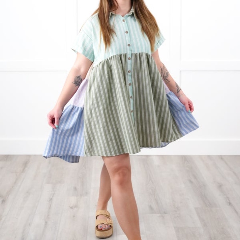 Striped Multicolor Dress
